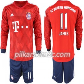 Koszulka Bayern Monachium James Rodriguez 11 Dziecięca Główna 2018-2019 - Koszulki Piłkarskie(L/S)